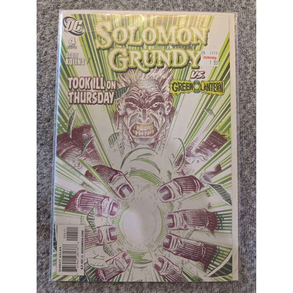 Solomon Grundy #4 2009 DC Comics Higher Grade Comic Book B140-56